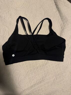 lululemon athletica Black Strappy Sports Bra